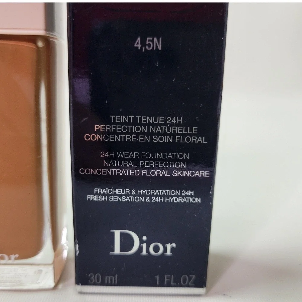 Dior Forever Natural Nude 24H Foundation 4.5N Neutral 30ml 1oz‎ New in Box